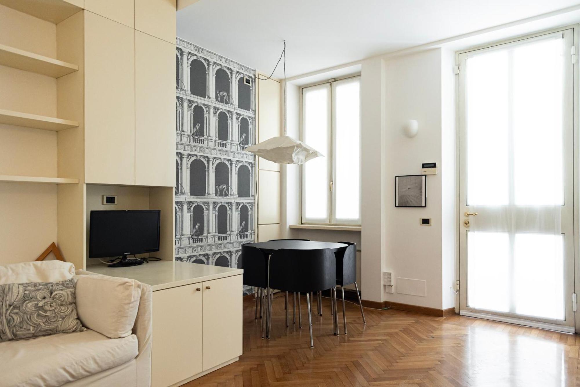 Elegante Bilocale In Montenapoleone - Brera Milan Exterior photo